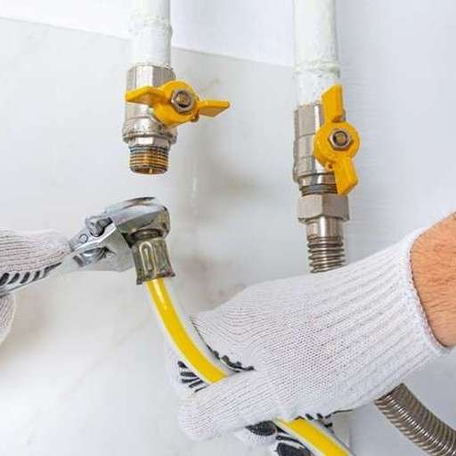 Kitchen Gas Pipe Installation